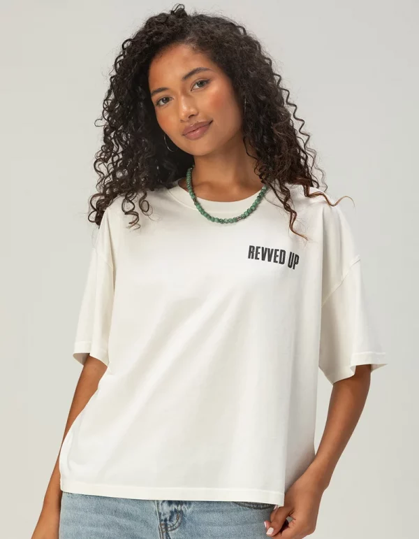 Revved Up Womens Boxy Tee