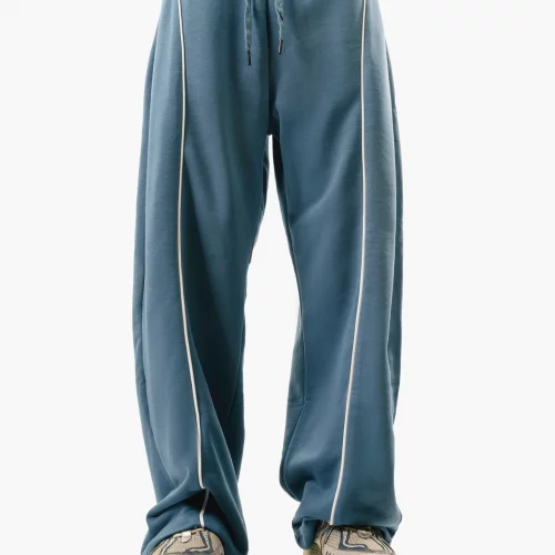 Streets Roam Sweatpant Blue With White Stripe