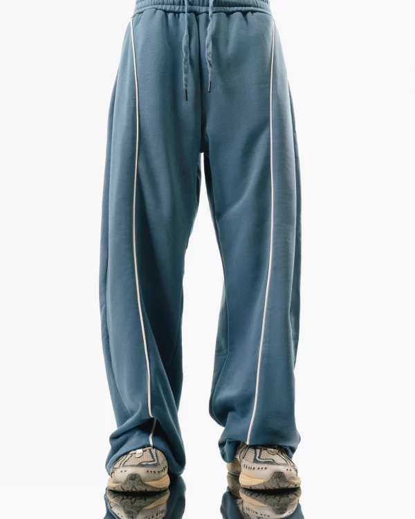 Streets Roam Sweatpant Blue With White Stripe